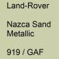 Preview: Land-Rover, Nazca Sand Metallic, 919 / GAF.